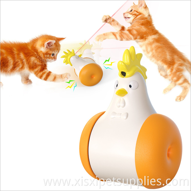Electric sounding tumbler with laser tease cat toy cat teaser toy